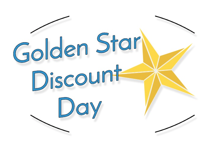 golden-star-discount-stamp